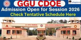 GGU CDOE Admission Open for Session 2026; Apply Online @cdoe.ggu.ac.in